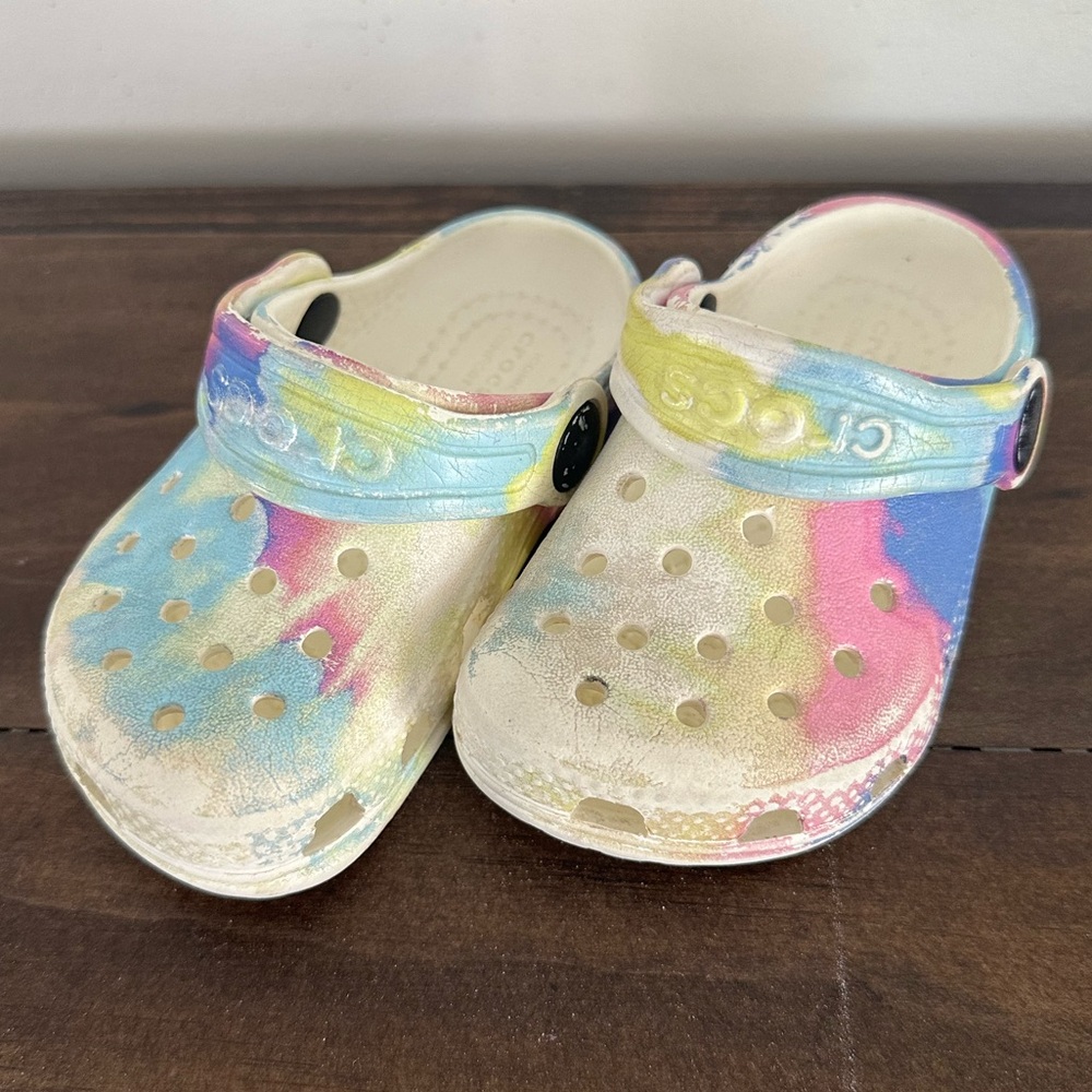 Tie Dye Crocs